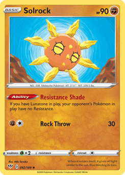 Solrock 092/189 Darkness Ablaze
