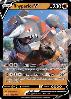 Rhyperior V 095/189 Darkness Ablaze