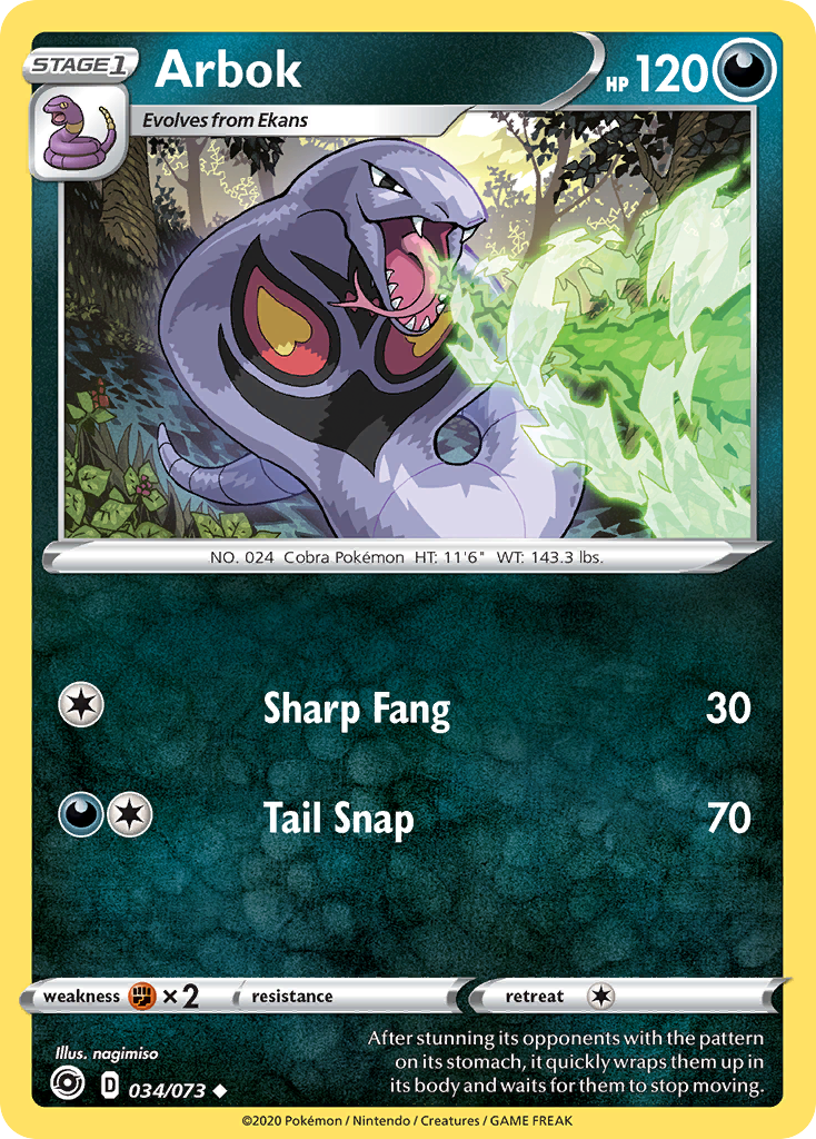 Arbok 034/073 Champion's Path