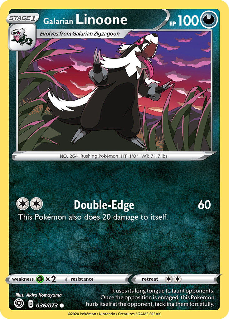 Galarian Linoone 036/073 Champion's Path