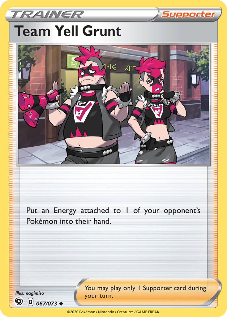 Team Yell Grunt 067/073 Champion's Path