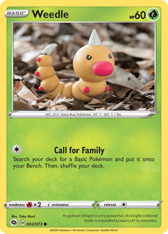 Weedle 002/073 Champion's Path