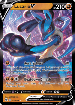 Lucario V 027/073 Champion's Path
