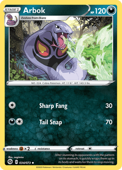 Arbok 034/073 Champion's Path