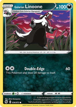 Galarian Linoone 036/073 Champion's Path