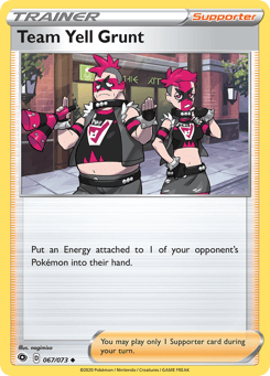 Team Yell Grunt 067/073 Champion's Path