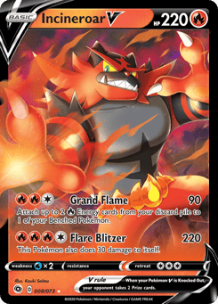 Incineroar V 008/073 Champion's Path