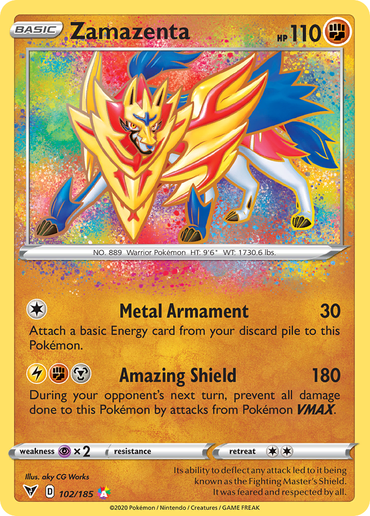 Zamazenta 102/185 Vivid Voltage