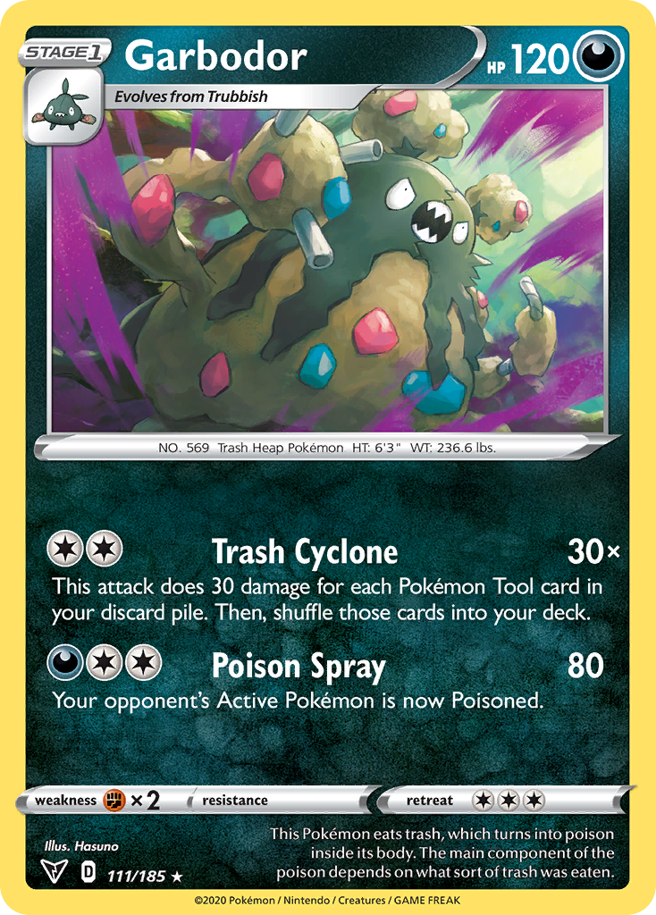 Garbodor 111/185 Vivid Voltage