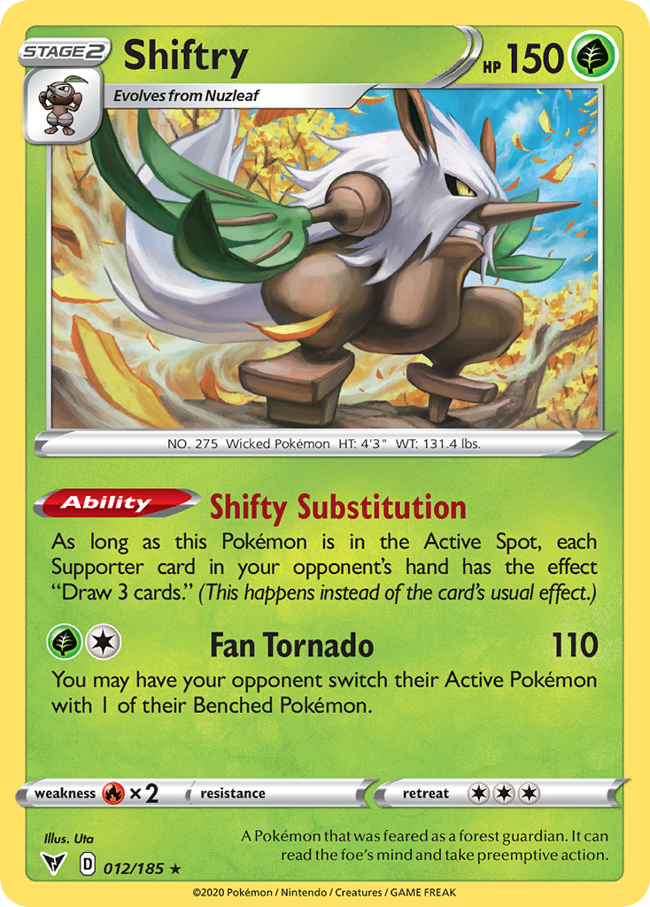 Shiftry 012/185 Vivid Voltage