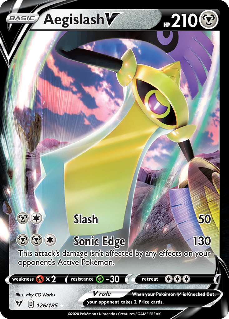 Aegislash V 126/185 Vivid Voltage