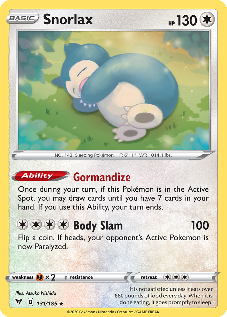 Snorlax 131/185 Vivid Voltage