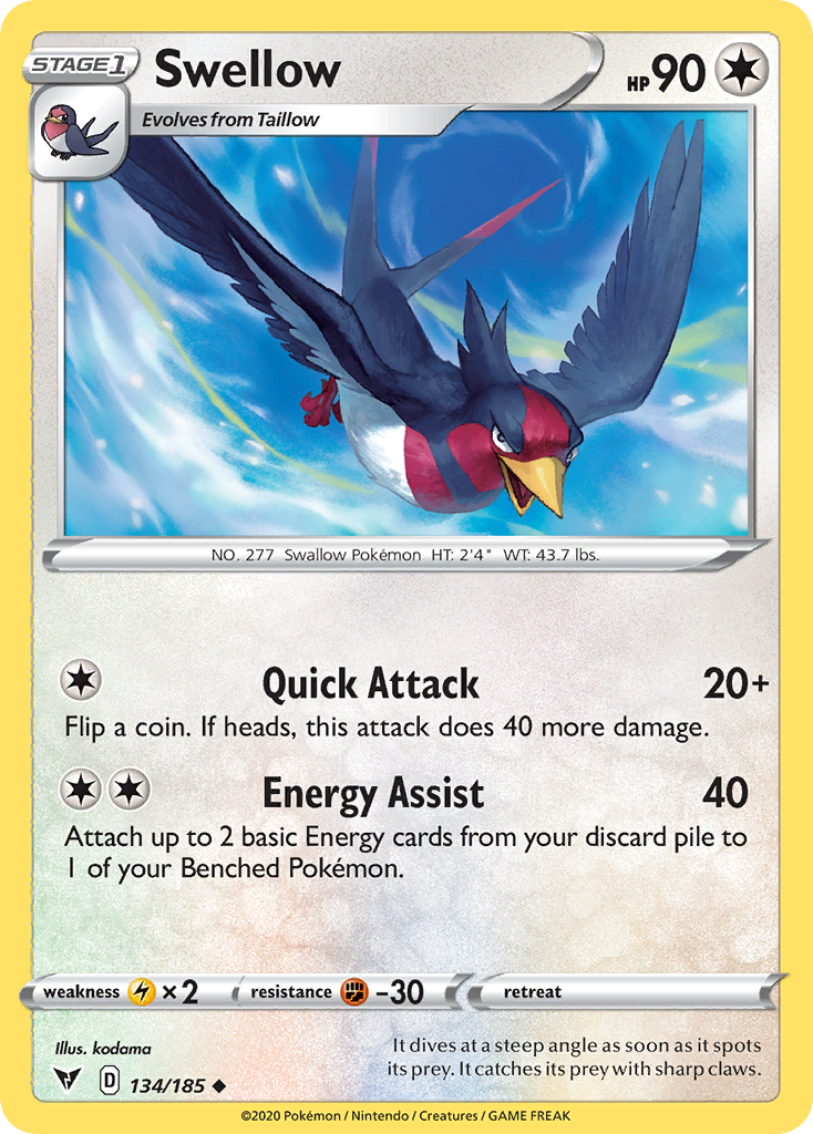 Swellow 134/185 Vivid Voltage