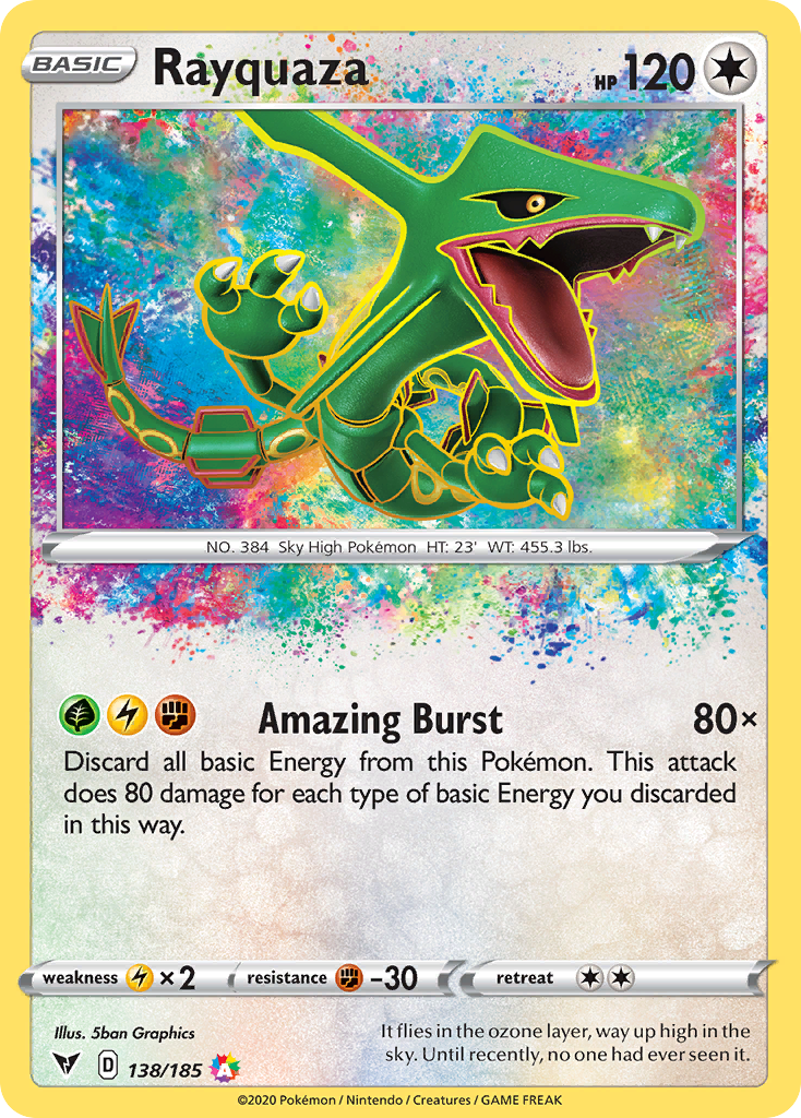Rayquaza 138/185 Vivid Voltage
