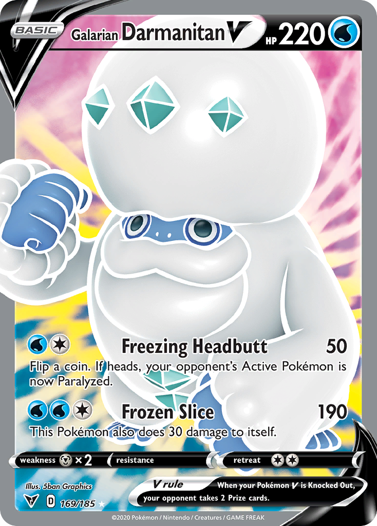 Galarian Darmanitan V 169/185 Vivid Voltage
