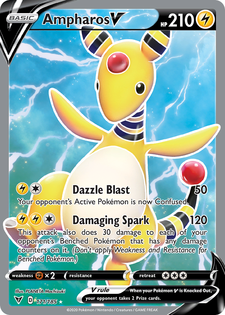 Ampharos V 171/185 Vivid Voltage