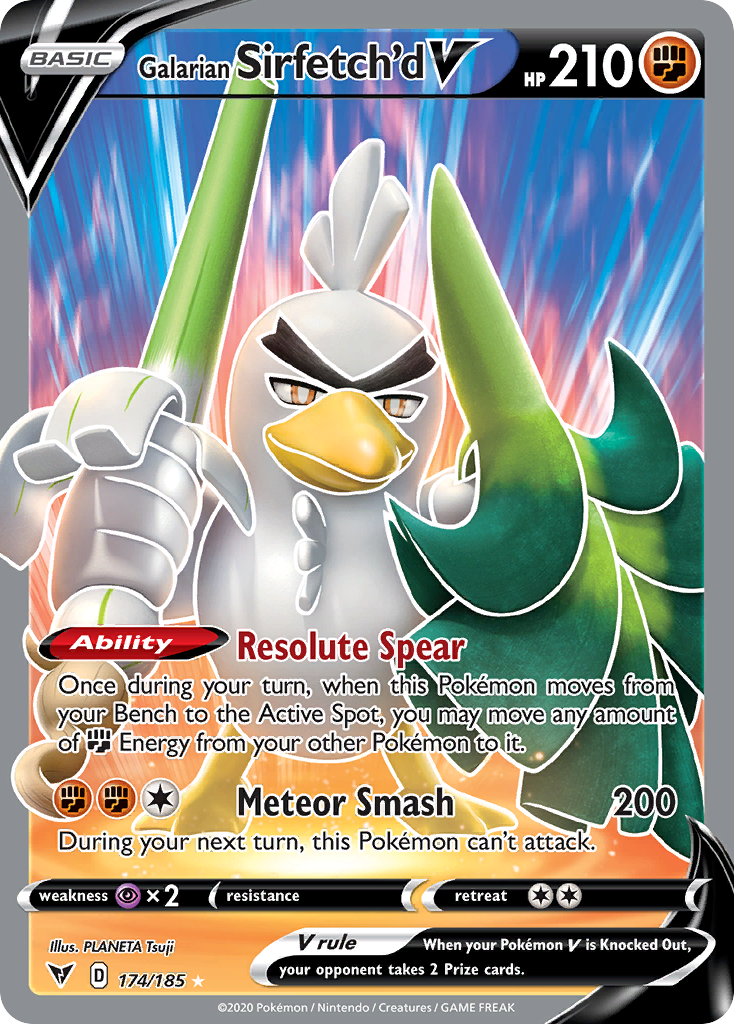 Galarian Sirfetch'd V 174/185 Vivid Voltage