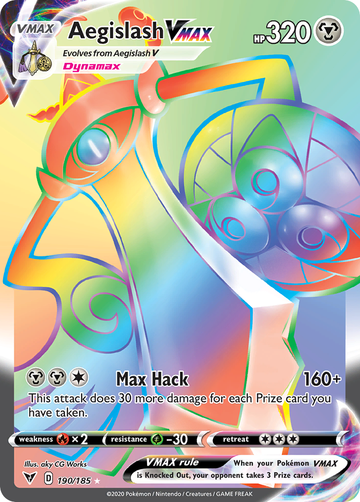 Aegislash VMAX 190/185 Vivid Voltage