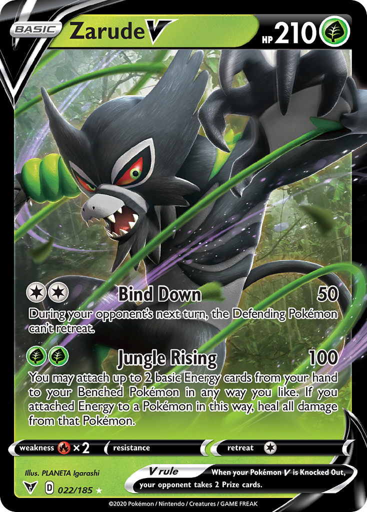 Zarude V 022/185 Vivid Voltage
