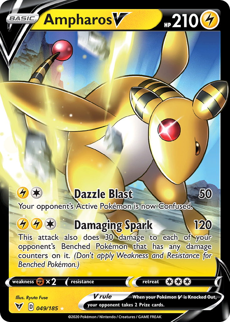 Ampharos V 049/185 Vivid Voltage