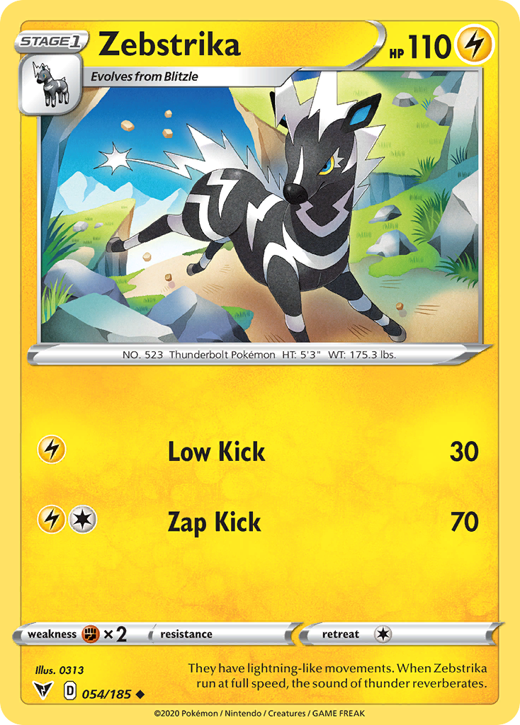 Zebstrika 054/185 Vivid Voltage