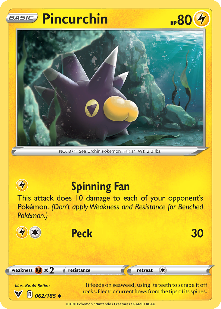 Pincurchin 062/185 Vivid Voltage