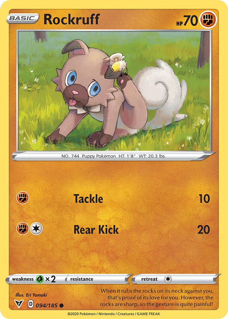 Rockruff 094/185 Vivid Voltage