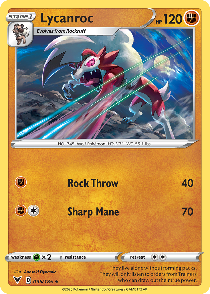 Lycanroc 095/185 Vivid Voltage