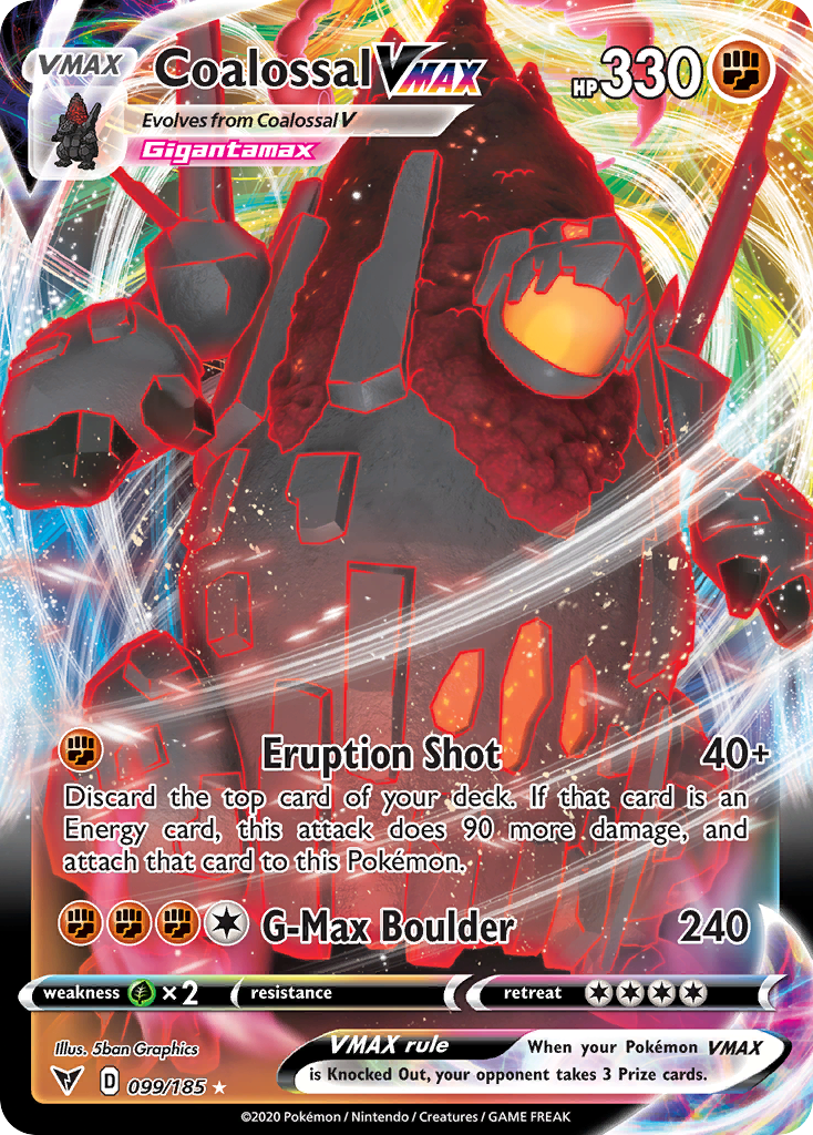 Coalossal VMAX 099/185 Vivid Voltage