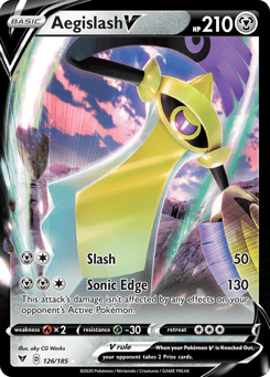 Aegislash V 126/185 Vivid Voltage