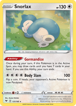 Snorlax 131/185 Vivid Voltage