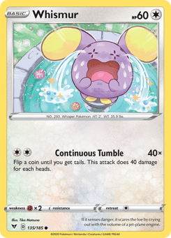 Whismur 135/185 Vivid Voltage