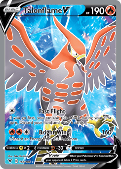 Talonflame V 168/185 Vivid Voltage