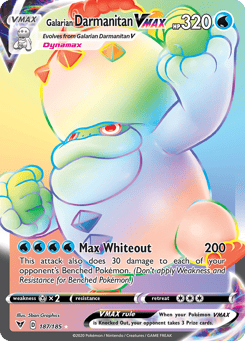 Galarian Darmanitan VMAX 187/185 Vivid Voltage