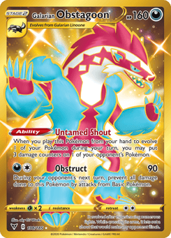 Galarian Obstagoon 198/185 Vivid Voltage