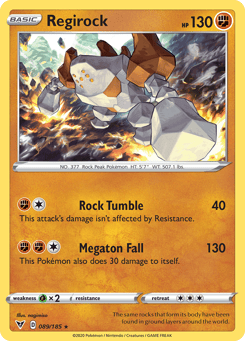 Regirock 089/185 Vivid Voltage