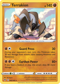 Terrakion 092/185 Vivid Voltage