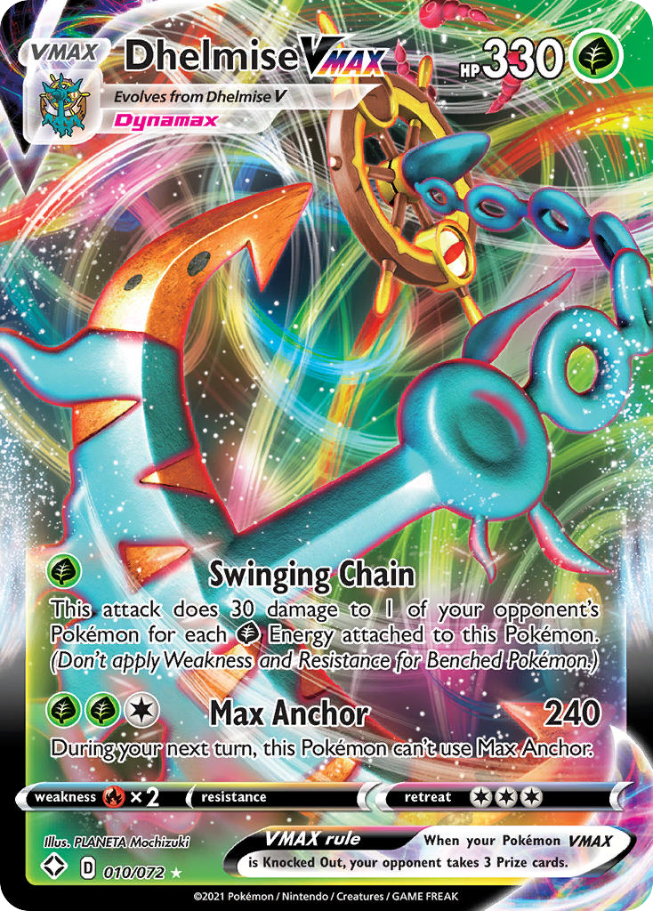 Dhelmise VMAX 010/072 Shining Fates