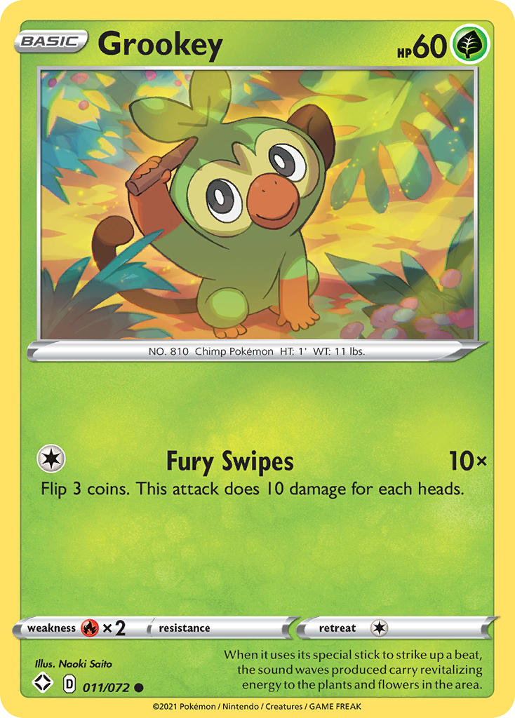 Grookey 011/072 Shining Fates