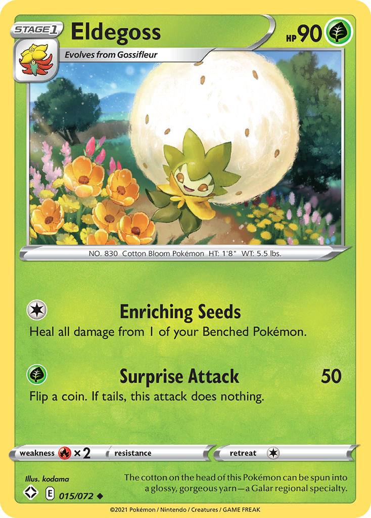 Eldegoss 015/072 Shining Fates