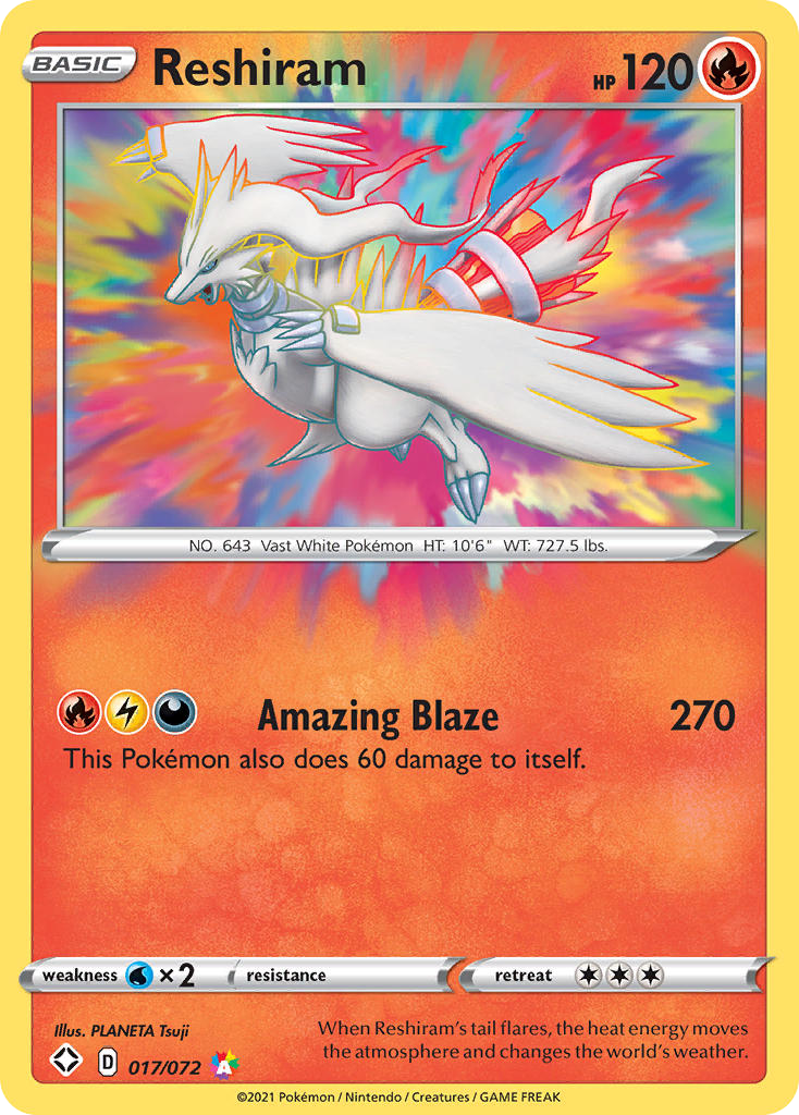 Reshiram 017/072 Shining Fates