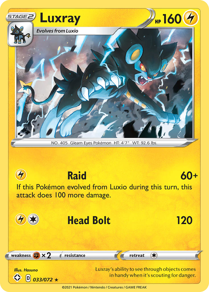 Luxray 033/072 Shining Fates