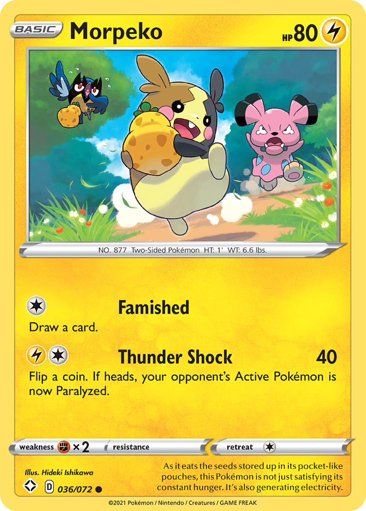 Morpeko 036/072 Shining Fates