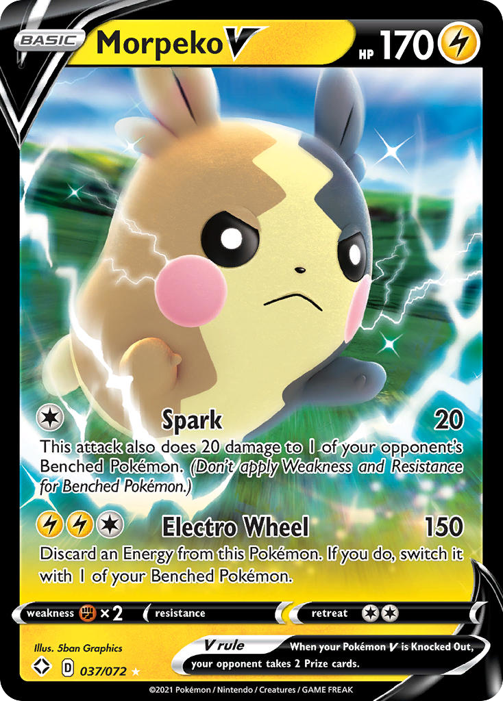 Morpeko V 037/072 Shining Fates
