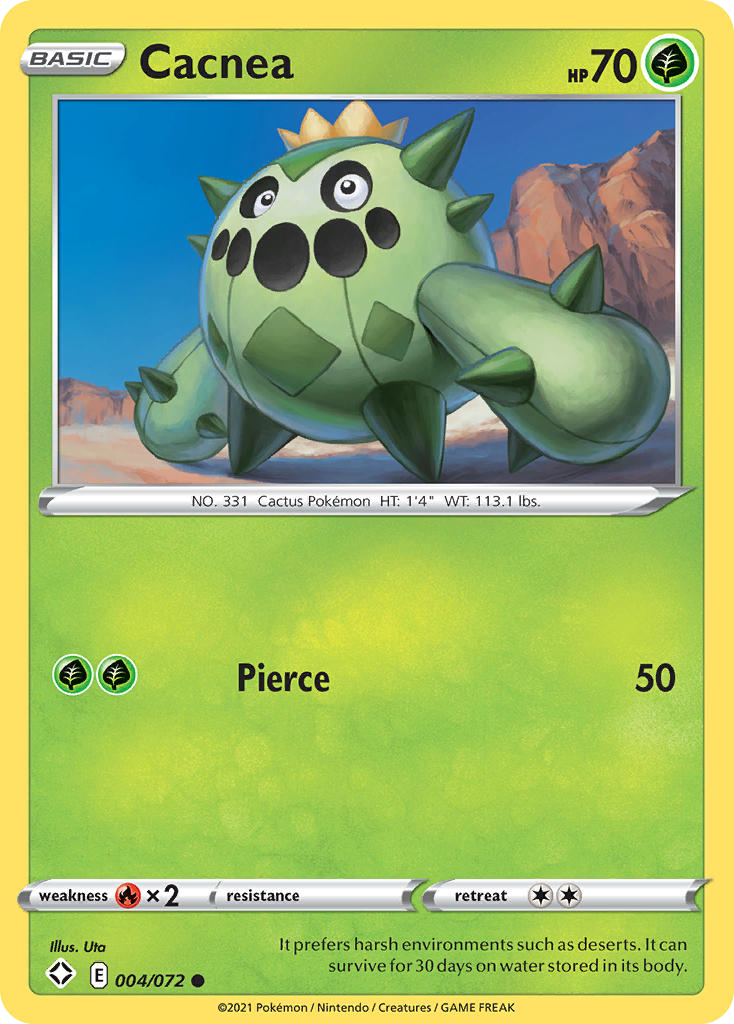 Cacnea 004/072 Shining Fates