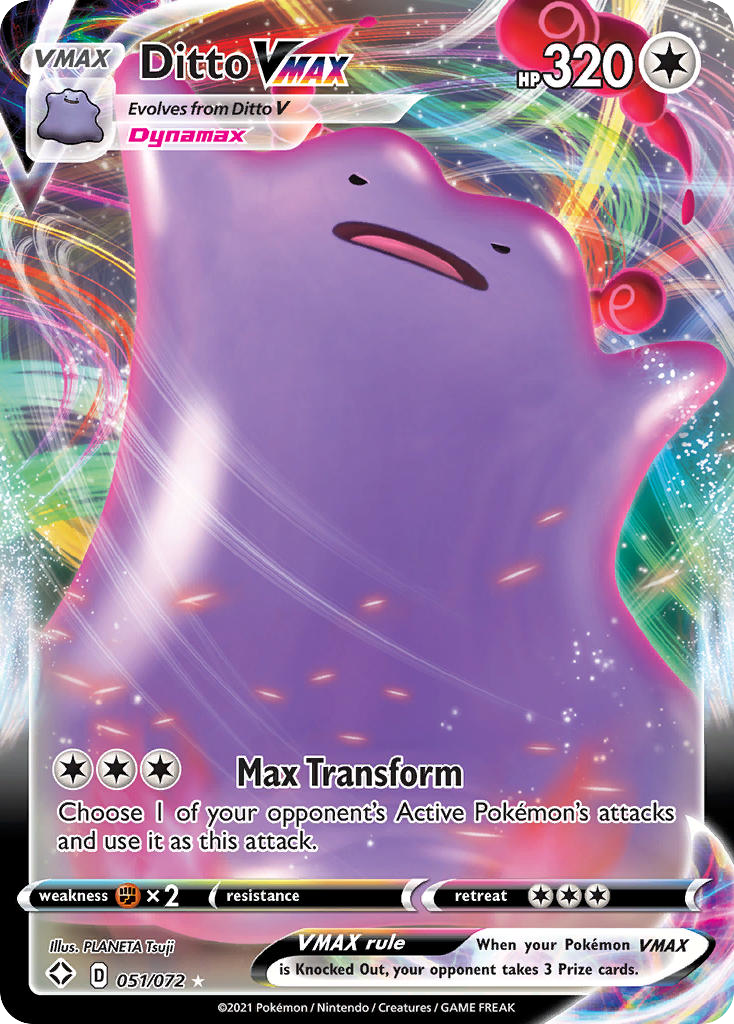 Ditto VMAX 051/072 Shining Fates