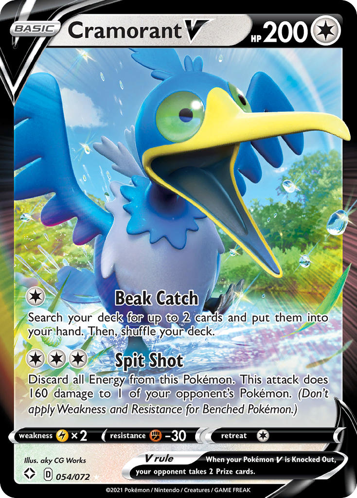 Cramorant V 054/072 Shining Fates