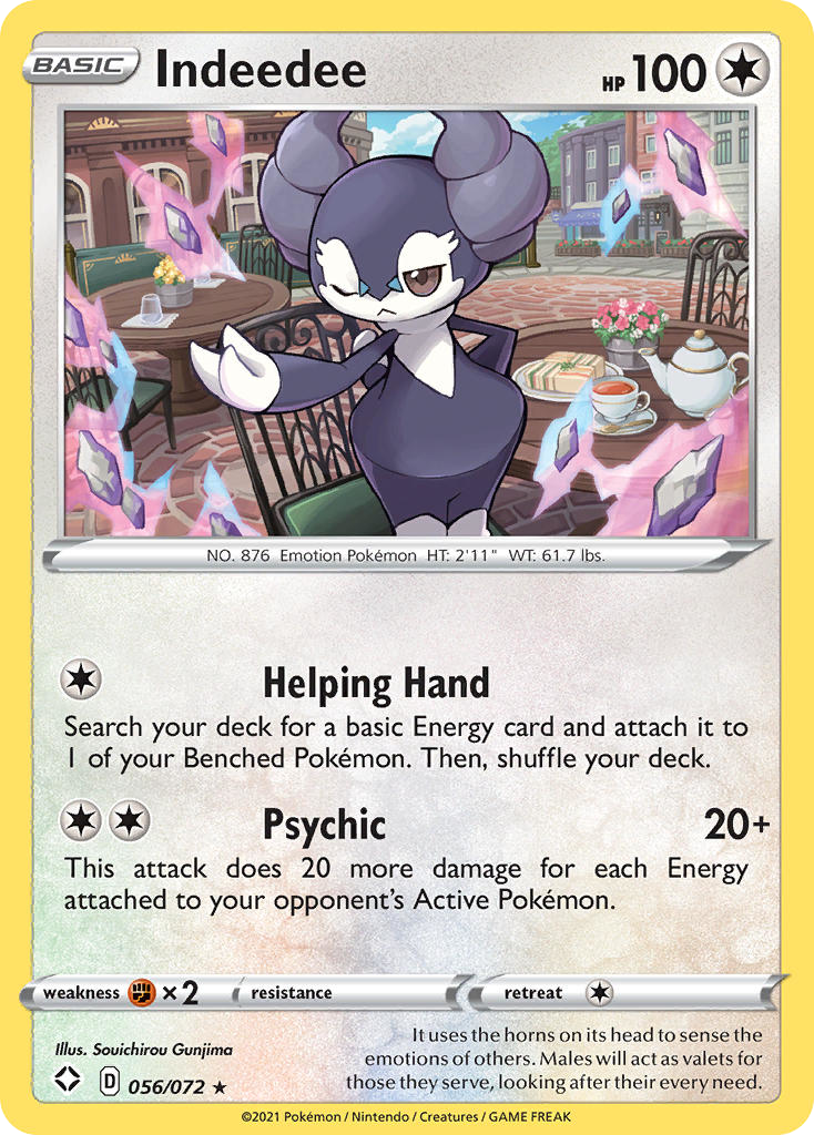 Indeedee 056/072 Shining Fates