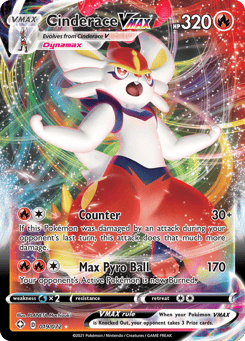 Cinderace VMAX 019/072 Shining Fates
