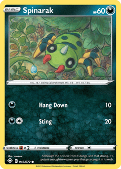 Spinarak 043/072 Shining Fates